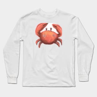 Cute Crab Drawing Long Sleeve T-Shirt